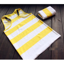 Ladies Nylon Knitted Seamless Strip Vest